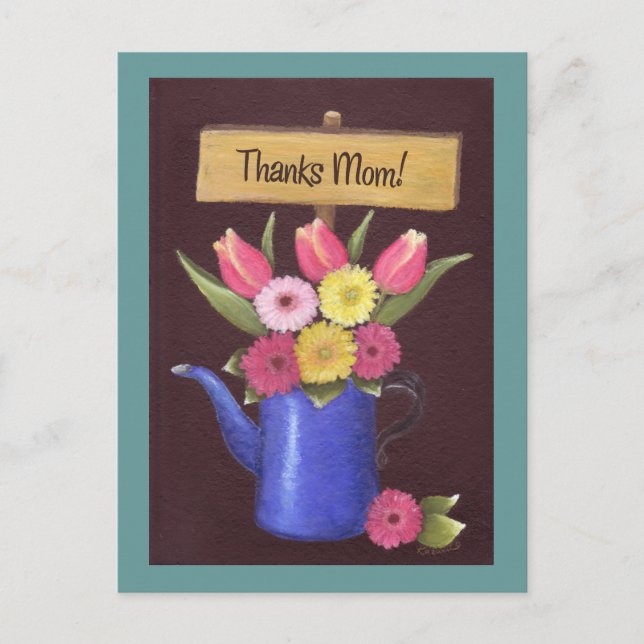 Thanks Mom! Postcard (Front)