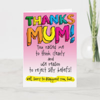 THANKS MUM! Mother's Day -