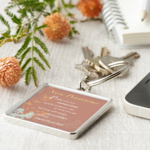 Thanks Nurse Practitioner, Brown Keychain