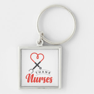 Thanks Nurses Keychain