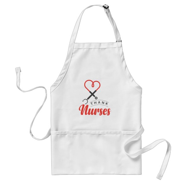 Thanks Nurses Standard Apron (Front)