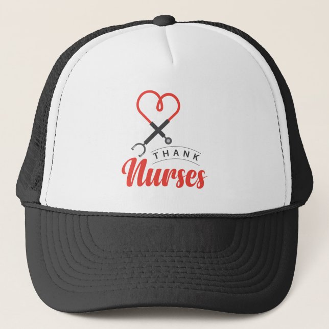 Thanks Nurses Trucker Hat (Front)