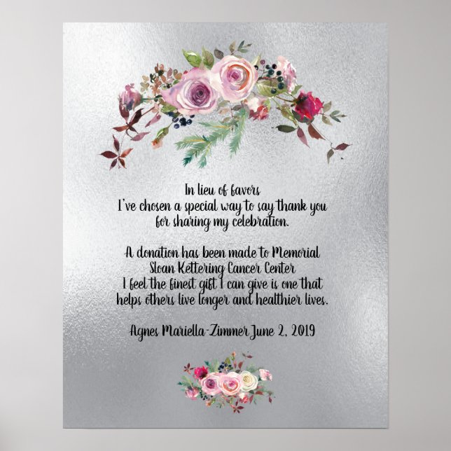 Thanks poster donation Angela (Front)