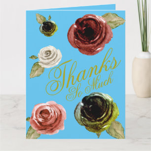 Thanks So Much Thank You Card