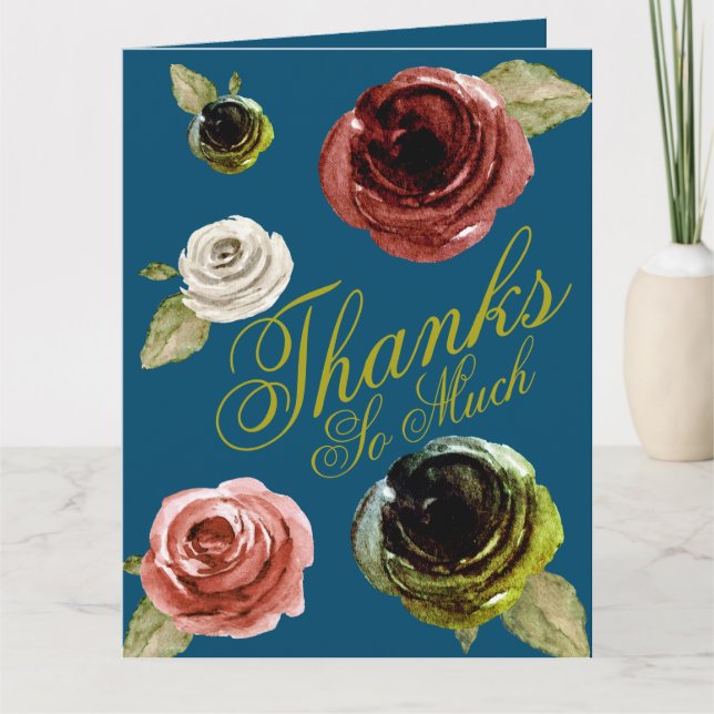 Thanks So Much Thank You Card (Front)