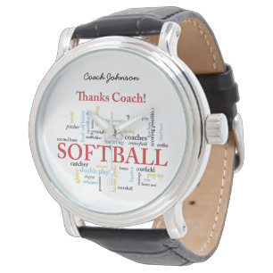 Thanks Softball Coach Words From Group, Team, Red Watch