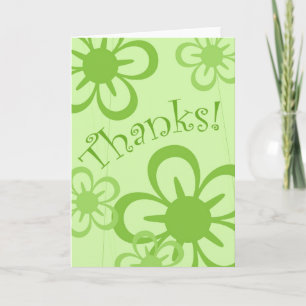 Thanks Thank You Card