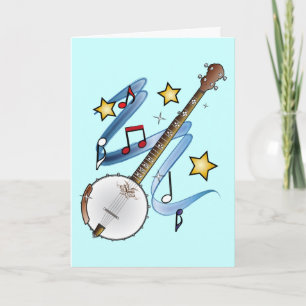 Thanks to a Banjo Teacher Thank You Card