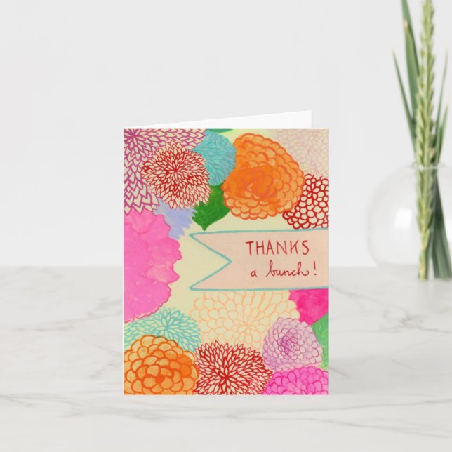 thanks to bunch! thank you card (Front)