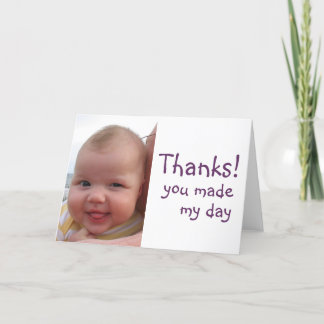 Thanks to you! thank you card