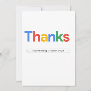 Thanks You Thank You Card