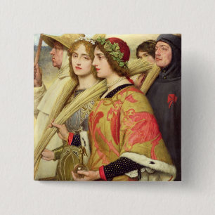 Thanksgiving 2 Inch Square Button