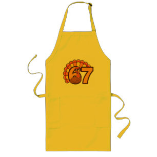 Thanksgiving 67 Retro Vibes Long Apron