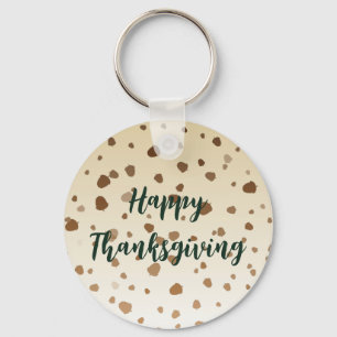 Thanksgiving Acorns Keychain
