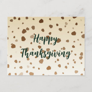Thanksgiving Acorns Postcard