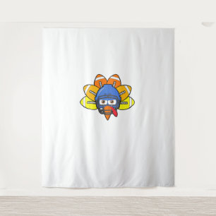 Thanksgiving American Football Youth Shirt, Turkey Tapestry