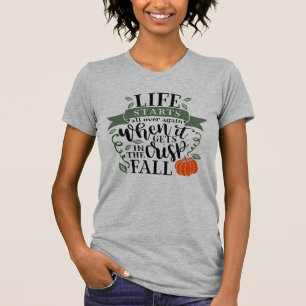 Thanksgiving and Autumn typography design T-Shirt