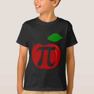 Thanksgiving Apple Pie Lover Funny Pi Day Math Tea T-Shirt