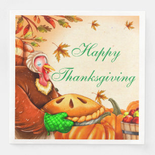 Thanksgiving Apple Pie Napkin