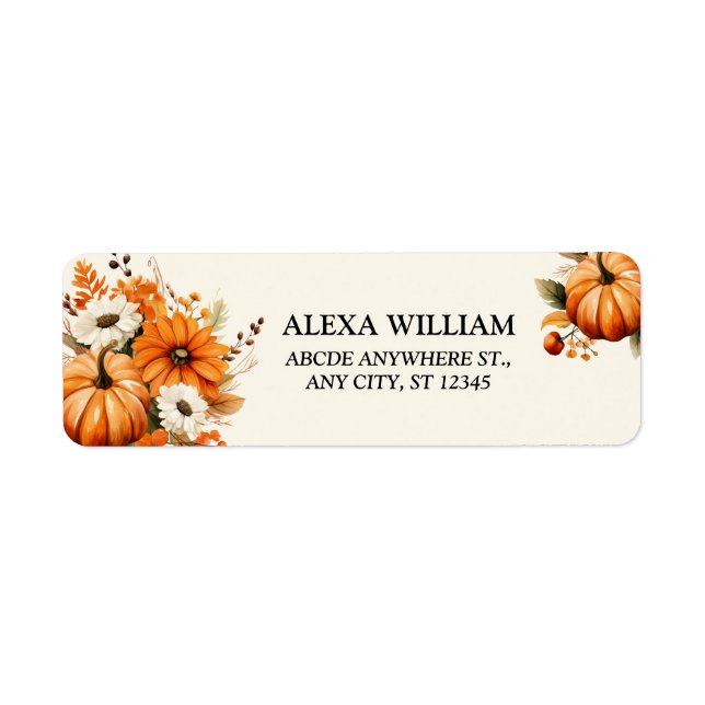 Thanksgiving automne floral (Devant)