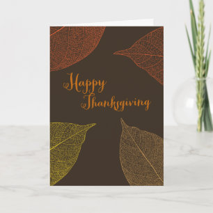 Thanksgiving Autumn Greeting Card
