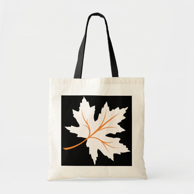 Thanksgiving autumn leaf-maple custom products tote bag (Front)