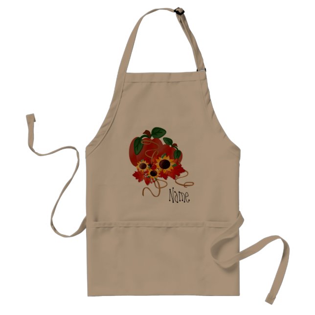 Thanksgiving Autumn Standard Apron (Front)