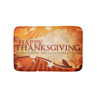Thanksgiving Bath Mat