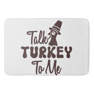 Thanksgiving bath mat