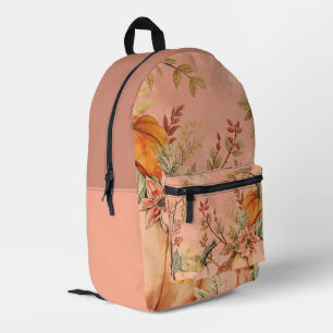Thanksgiving, Beautiful Pumpkins Harvest Pattern Printed Backpack