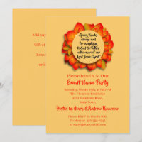 Thanksgiving Bible Quote Autumn Leaf