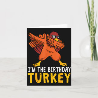 Thanksgiving Birthday Funny Bday Born On Thanksgiv Card