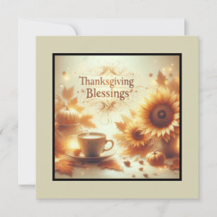 Thanksgiving Blessings  Card