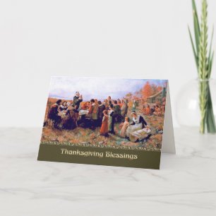 Thanksgiving Blessings. Fine Art  Holiday Card