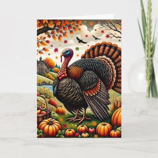 Thanksgiving Bountiful Harvest Card