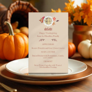 Thanksgiving Calories Don't Count Menu