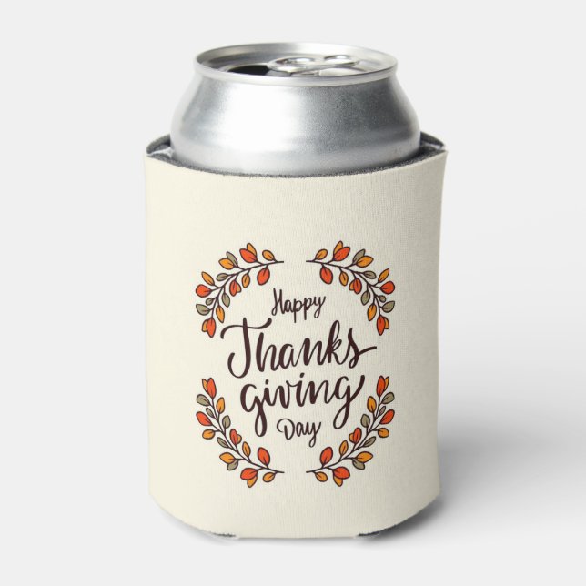 Thanksgiving Can Cooler (Can Front)