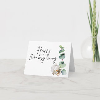 Thanksgiving card