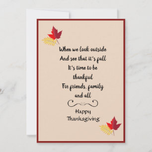 Thanksgiving Card