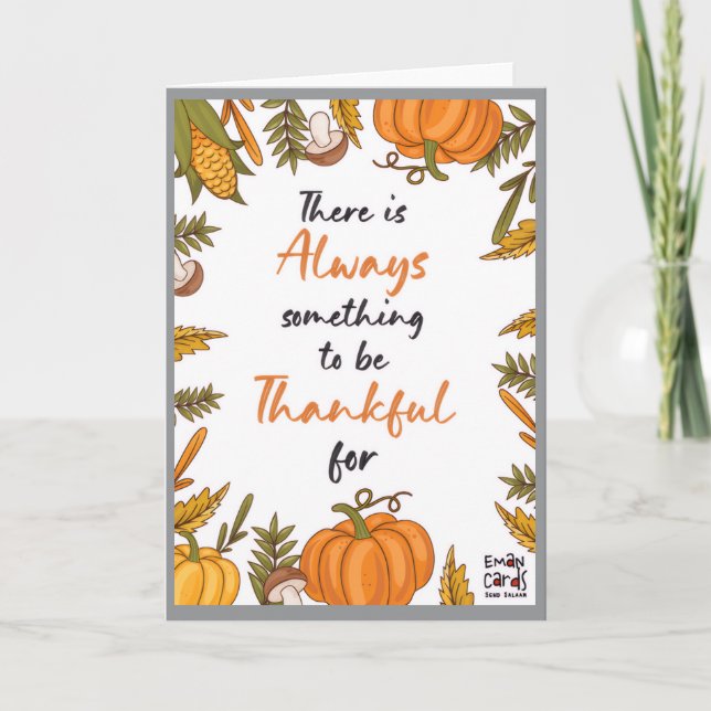 Thanksgiving  card (Front)