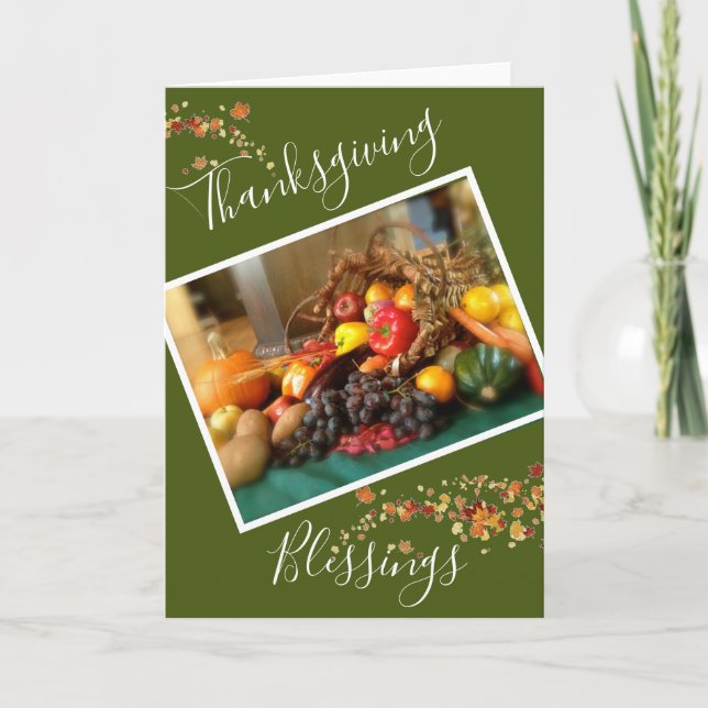 Thanksgiving  card (Front)
