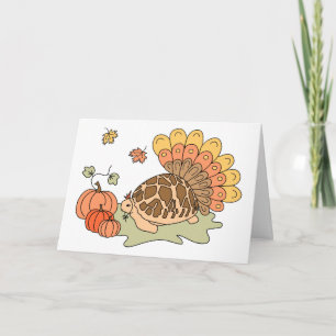 Thanksgiving Card (star tortoise)