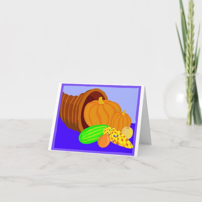 Thanksgiving - carte de note (Devant)