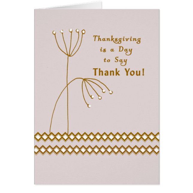 Thanksgiving Carte de remerciements pour maman et  (Devant)