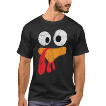 Thanksgiving Cartoon Funny Turkey Face