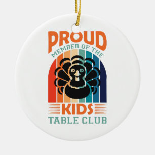 Thanksgiving Ceramic Ornament
