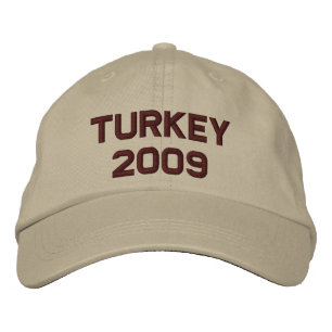 Thanksgiving Change to Current Year Embroidered Hat