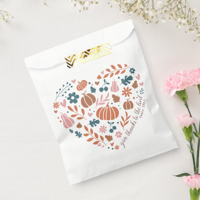 Thanksgiving Christian Quote  Favour Bag (Sealed)