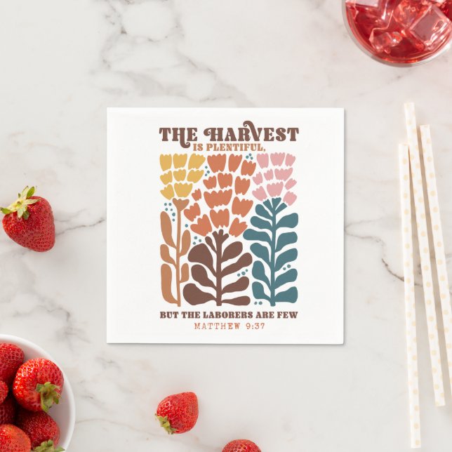 Thanksgiving Christian Quote  Napkin (Insitu)