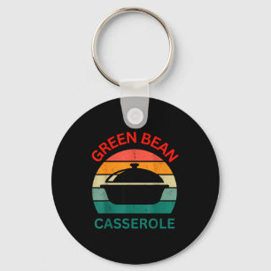 Thanksgiving Christmas Funny Green Bean Cerole Des Keychain